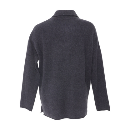Gray Cardigan Sweater