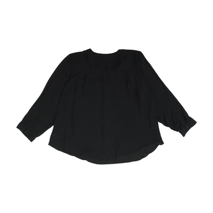 Black Plus Button Down