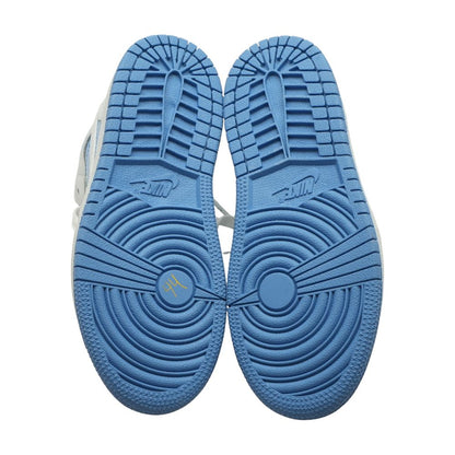 Jordan 1 Mid Blue Athletic Shoes