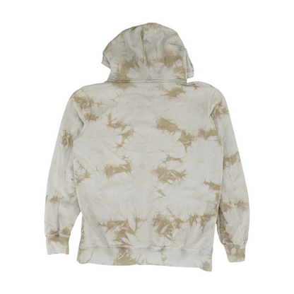 Tan Tie-Dye Hoodie Pullover
