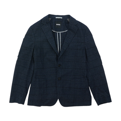 Navy Plaid Blazer