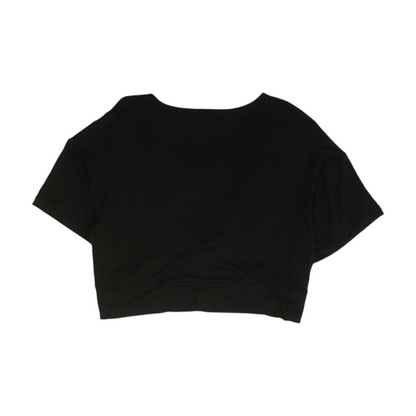 Black Cropped Blouse