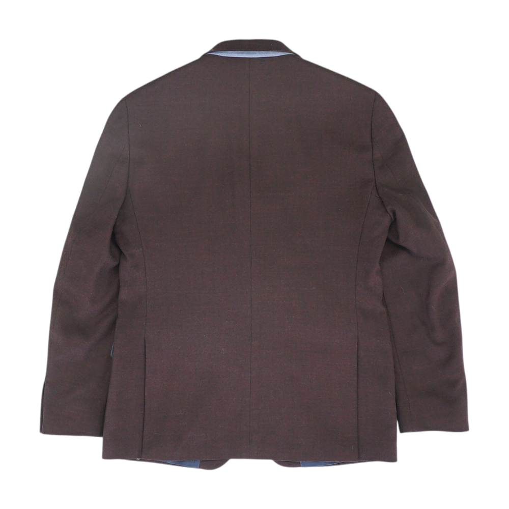 Burgundy Solid Sport Coat