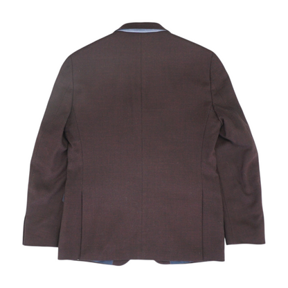 Burgundy Solid Sport Coat