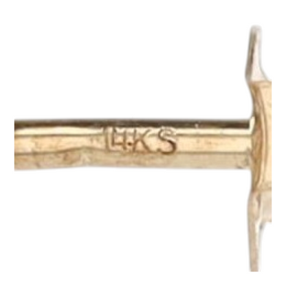 14K Yellow Gold Stud Earrings