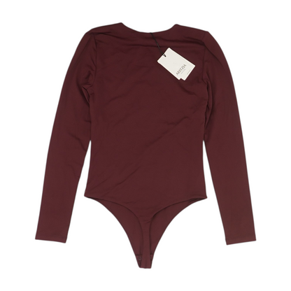 Burgundy Bodysuit Blouse