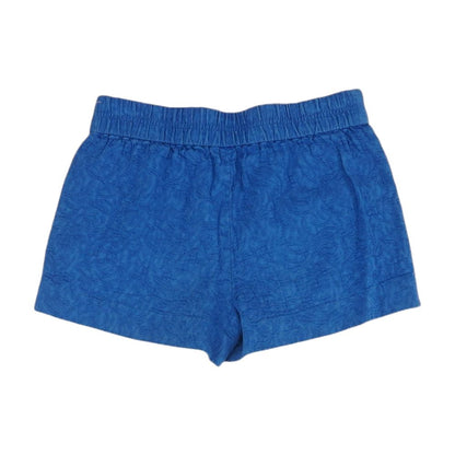 Blue Solid Shorts