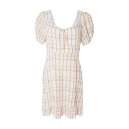 Multi Check Mini Dress