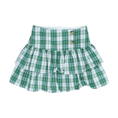 Green Print Skirt