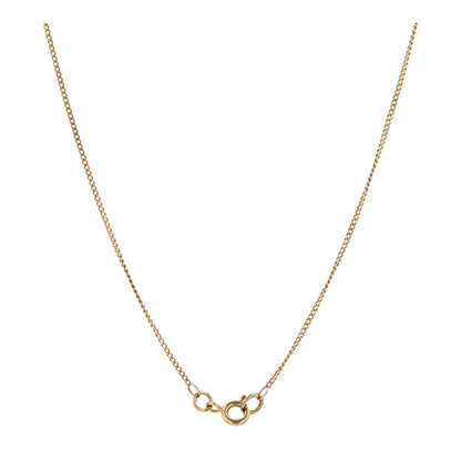 18K Yellow Gold Pendant Necklace