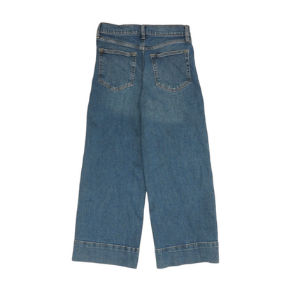 Blue Wide Leg Jeans