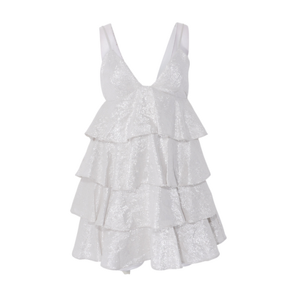 Silver Mini Dress