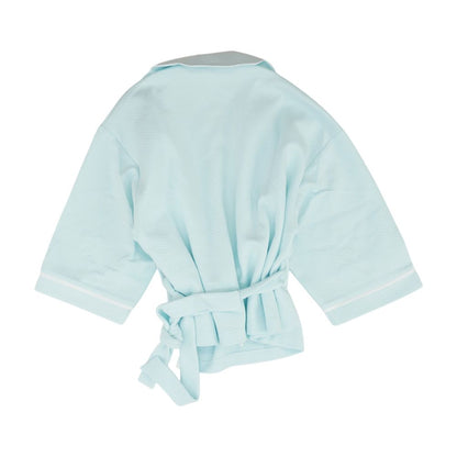 Blue Solid Robe