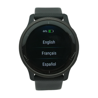 45mm Venu 2 Black Smartwatch Slate Band M/L