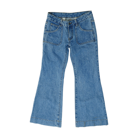 Blue Wide Leg Jeans