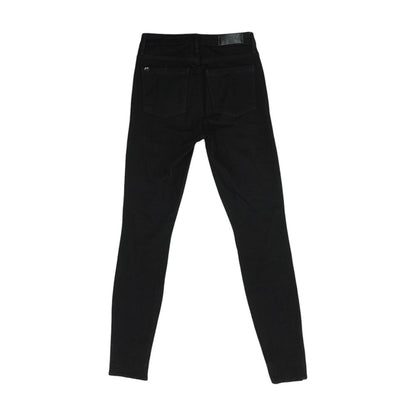 Black High Rise Skinny Leg Jeans