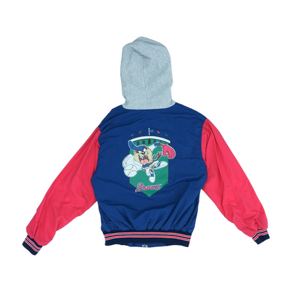 Vintage Navy Color Block Jacket