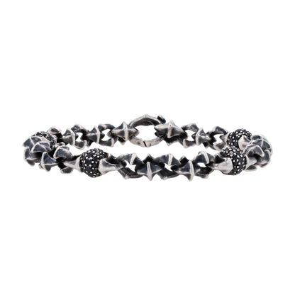 Sterling Silver Diamond Chain Bracelet