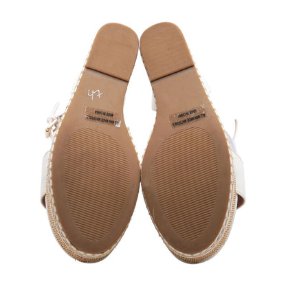 White Wedged Sandals