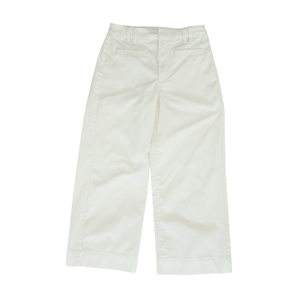 Ivory Wide Leg Jeans
