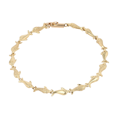 14K Yellow Gold Chain Bracelet