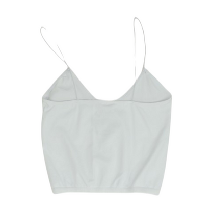 White Solid Pajama Top