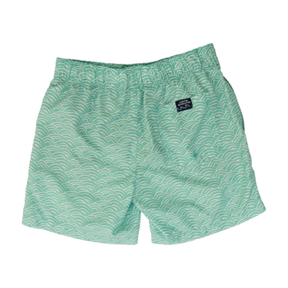 Green Print Swim Bottom