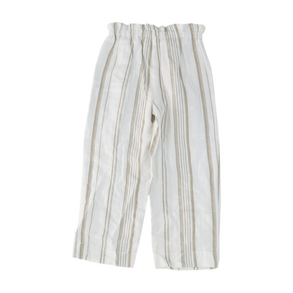 White Striped Chino Pants