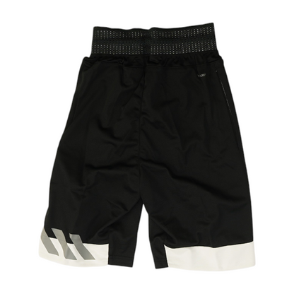 Black Color Block Active Shorts