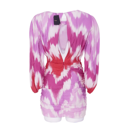 Tie and Dye Printed Viscose Dress