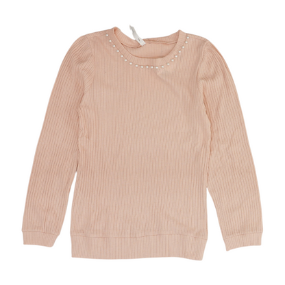Peach Petite Pullover Sweater