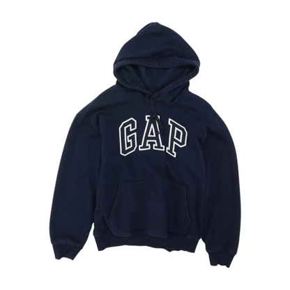 Navy Solid Hoodie Pullover