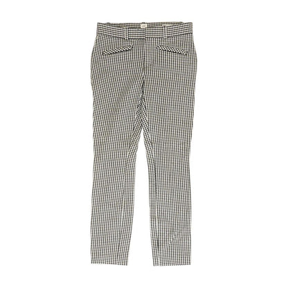 Black Check Chino Pants