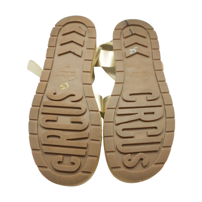 Gold Wedged Sandals