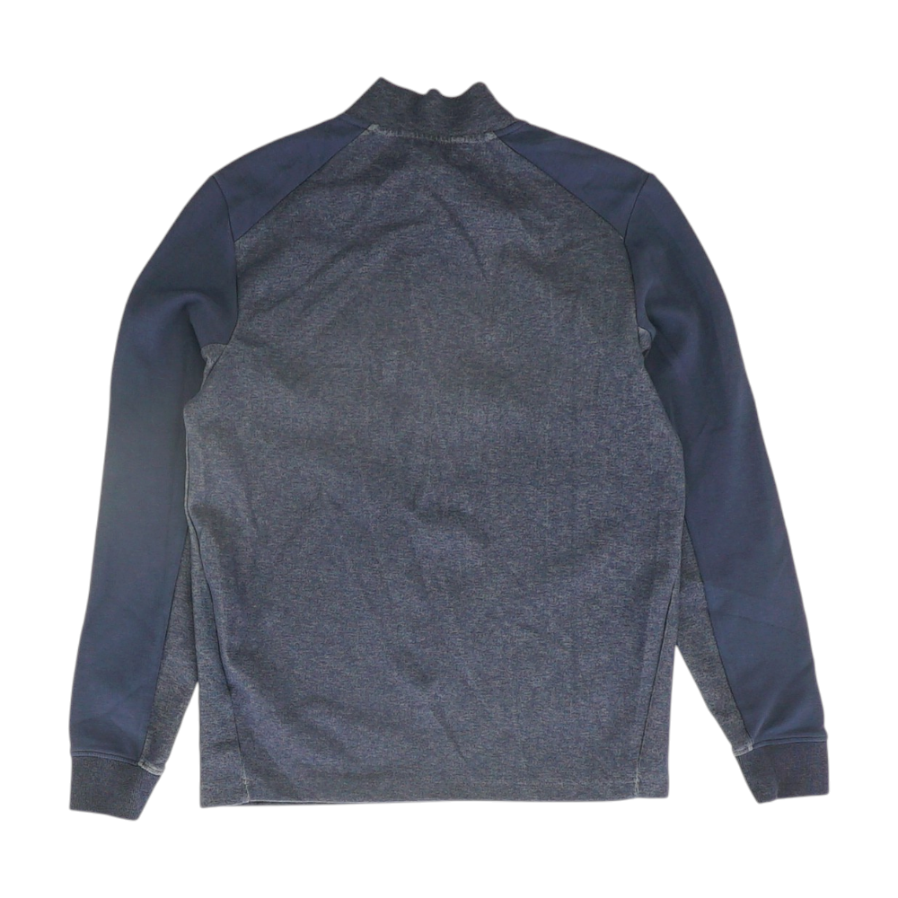 Navy Seattle Kraken Solid 1/4 Zip Pullover
