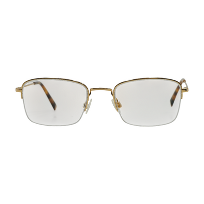 Gold Armando M Square Prescription Eyewear