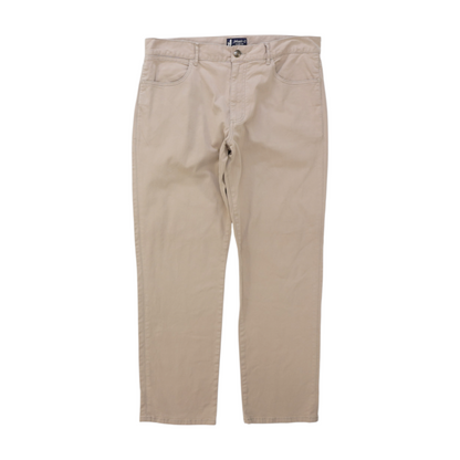 Beige Regular Pants