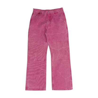 Pink Regular Jeans