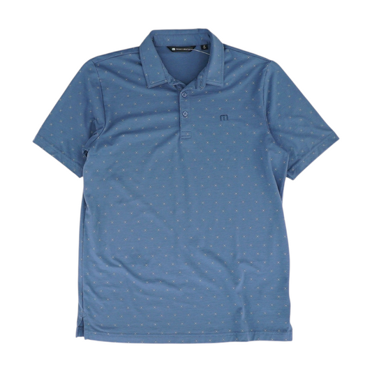 Blue Print Short Sleeve Polo