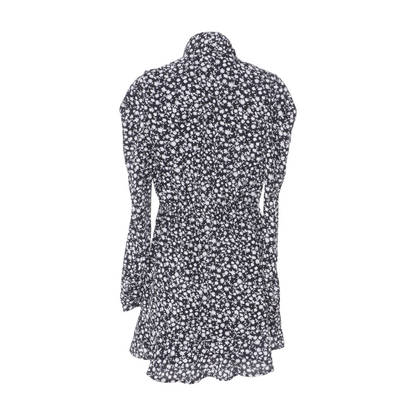 Black Floral Mini Dress
