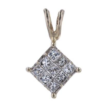 1 1/2 ctw White Gold Diamond Pendant