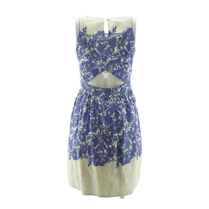 White Floral Mini Dress
