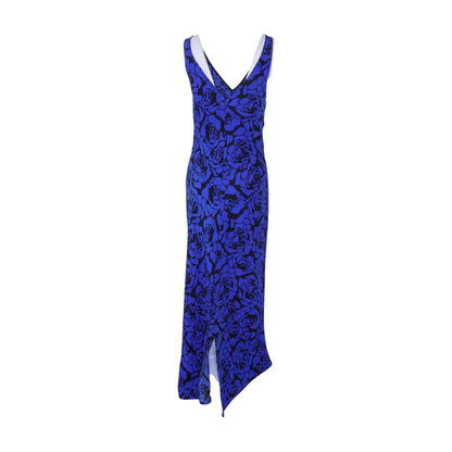 Blue Floral Maxi Dress