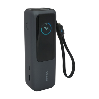 25K 165W Power Bank With Built in Retractable Cables