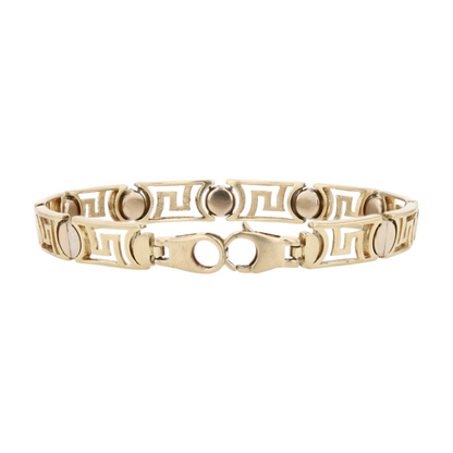 14K Two-Tone Gold Chain Bracelet