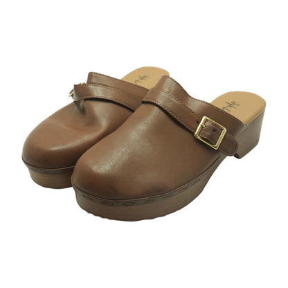 Brown Block Heels