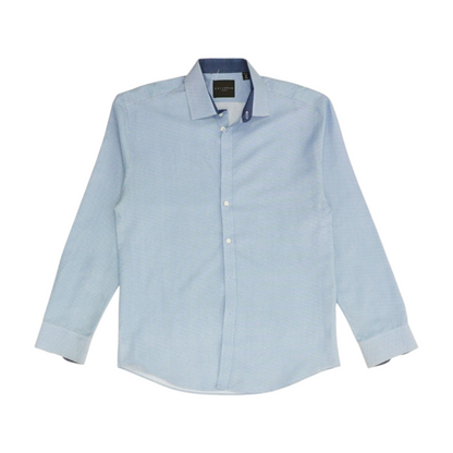 Blue Check Long Sleeve Button Down