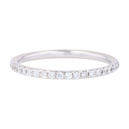 1/2 ctw 14K White Gold Diamond Band Ring