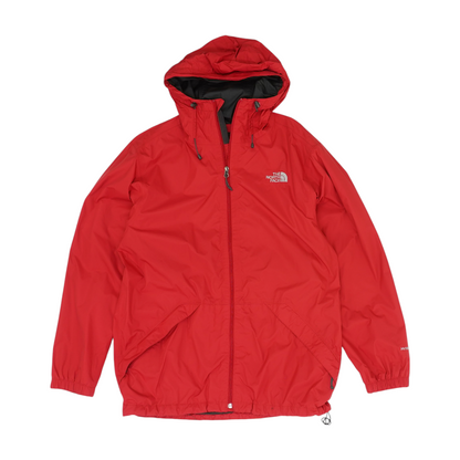 Red Solid Rain Jacket