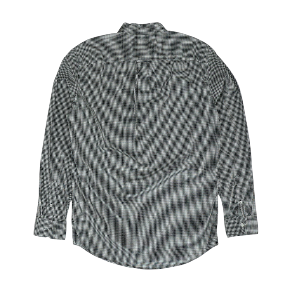 Black Check Long Sleeve Button Down